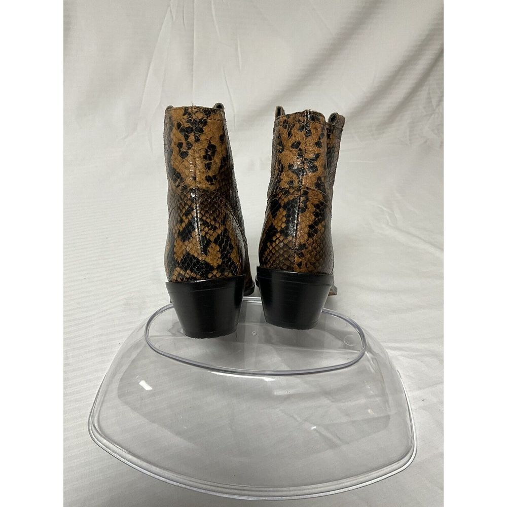 Boden Women Allendale Ankle Boots Booties Snakeskin Leather Western US 7.5. NWOT - Picture 7 of 10